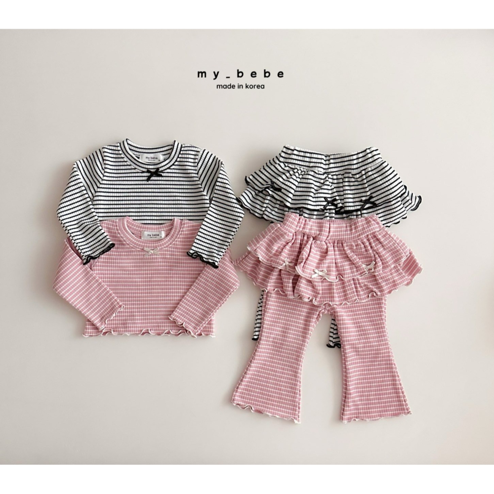 Mybebe 上衣 마이베베 러버크롭티-細節圖6