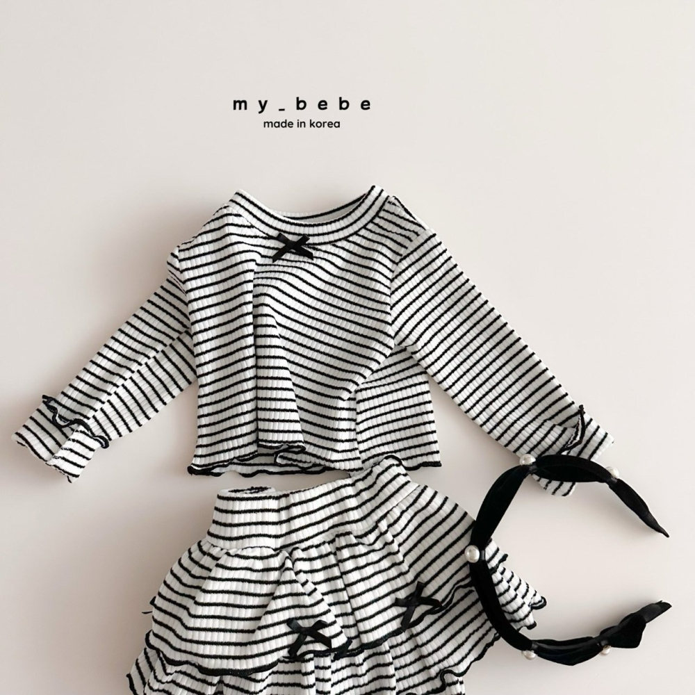 Mybebe 上衣 마이베베 러버크롭티-細節圖7