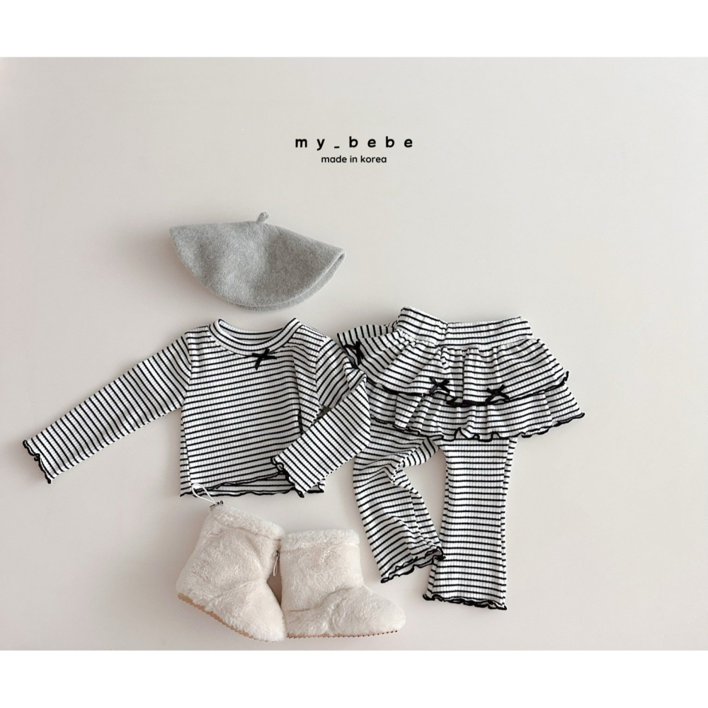 Mybebe 上衣 마이베베 러버크롭티-細節圖10