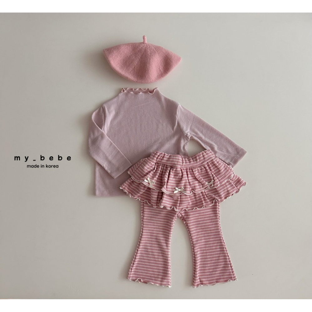 Mybebe 上衣 마이베베 러버크롭티-細節圖11