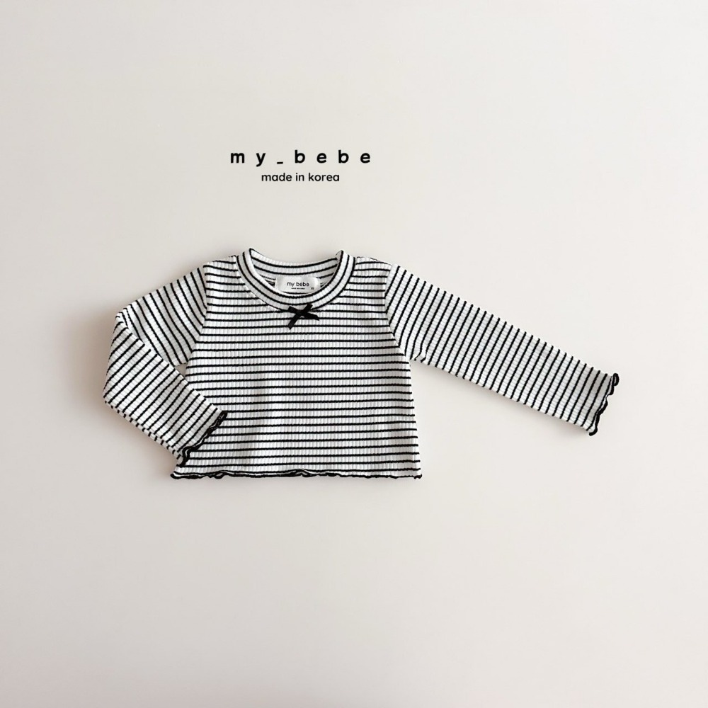Mybebe 上衣 마이베베 러버크롭티-規格圖11