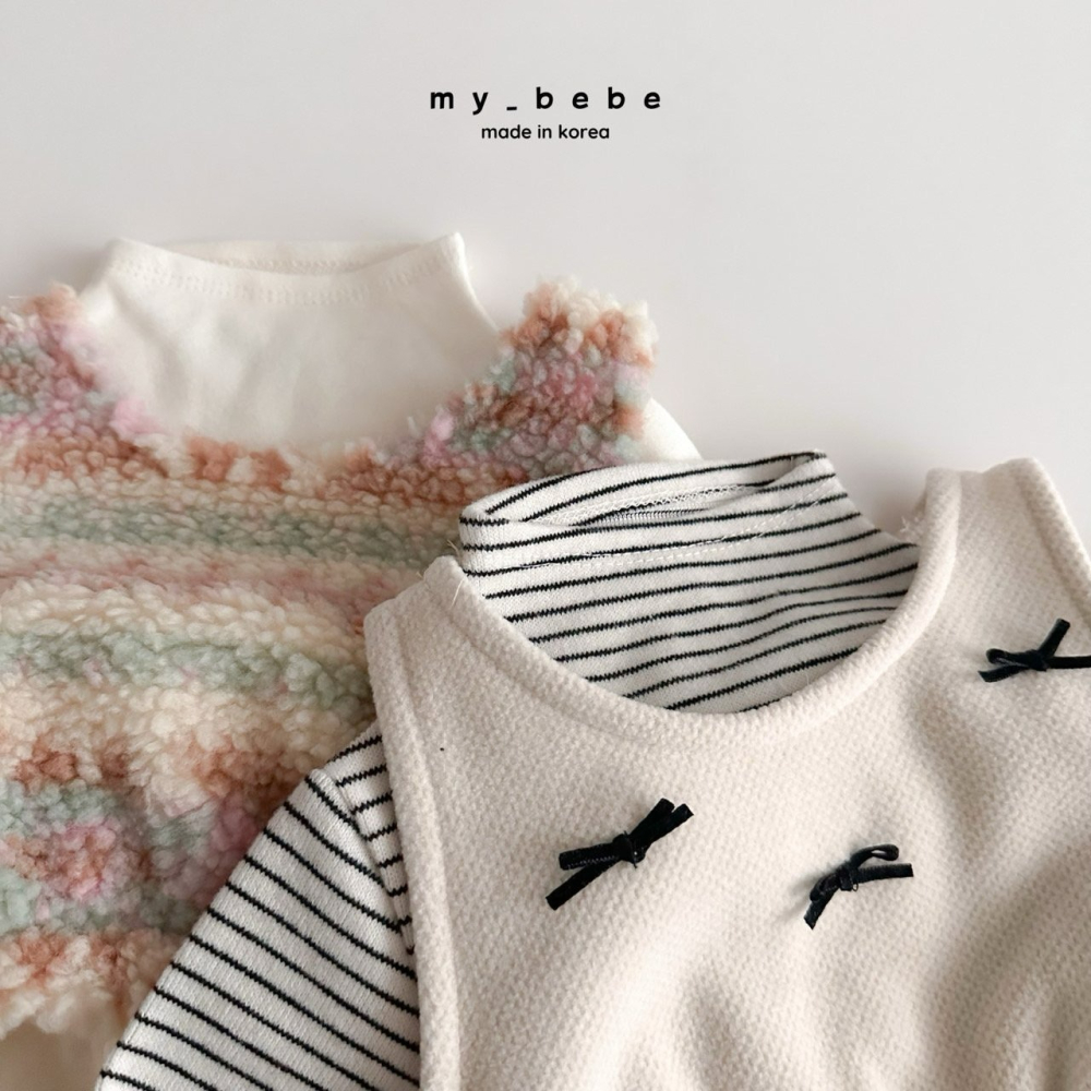 Mybebe 套裝 背心 褲子 마이베베 링링조끼세트-細節圖8