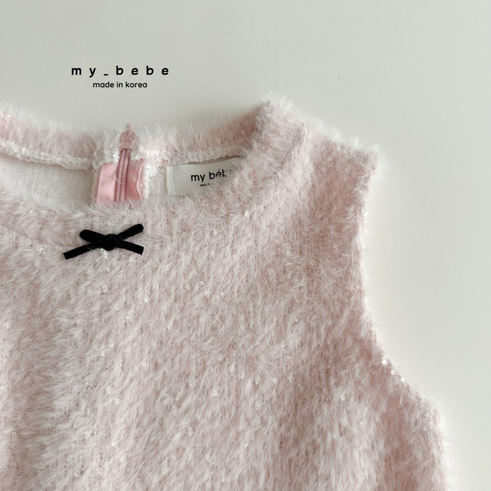 Mybebe 洋裝 마이베베 버블트위드원피스-細節圖8