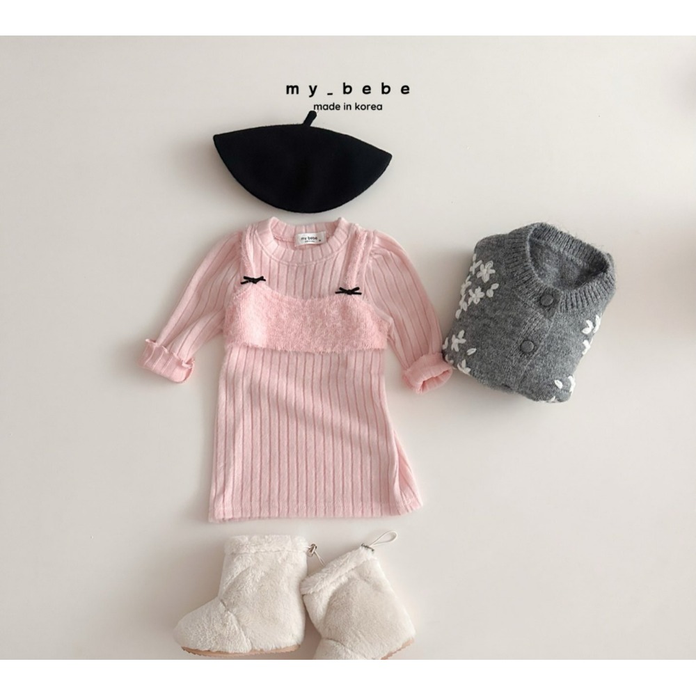 Mybebe 洋裝 마이베베 뷔스티에원피스-規格圖10