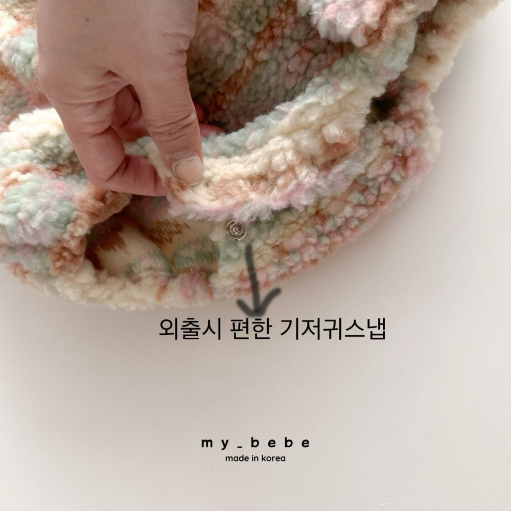 Mybebe 包屁衣 마이베베 윈터펌킨슈트-細節圖6