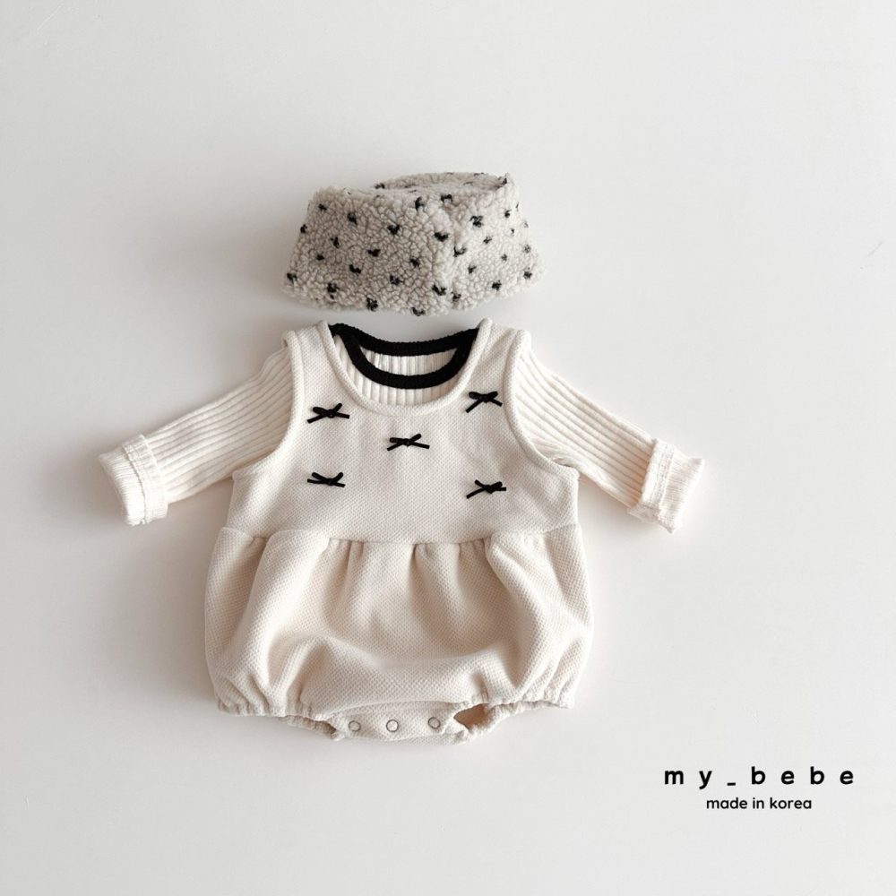 Mybebe 包屁衣 마이베베 윈터펌킨슈트-細節圖7