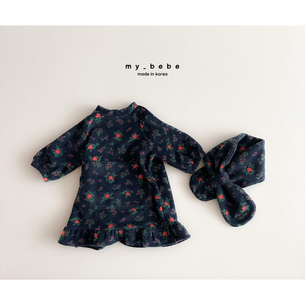 Mybebe 洋裝 마이베베 폴라폴리스프릴원피스-細節圖7