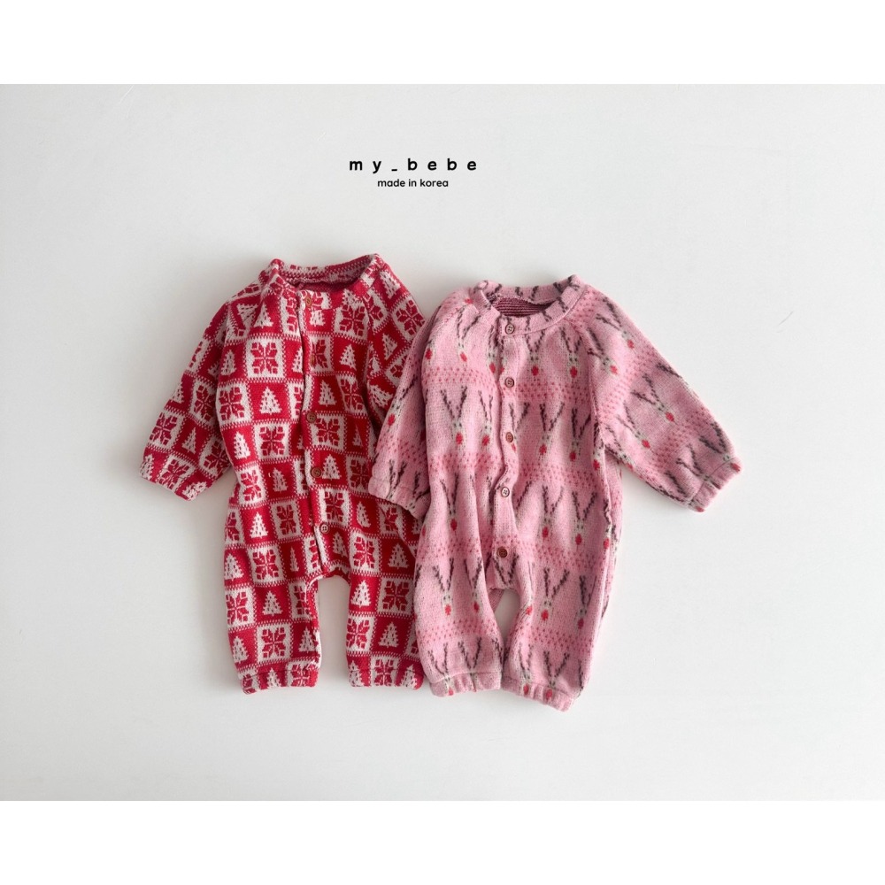 Mybebe 包屁衣 마이베베 루돌프단작슈트 聖誕 크리스마스-細節圖2