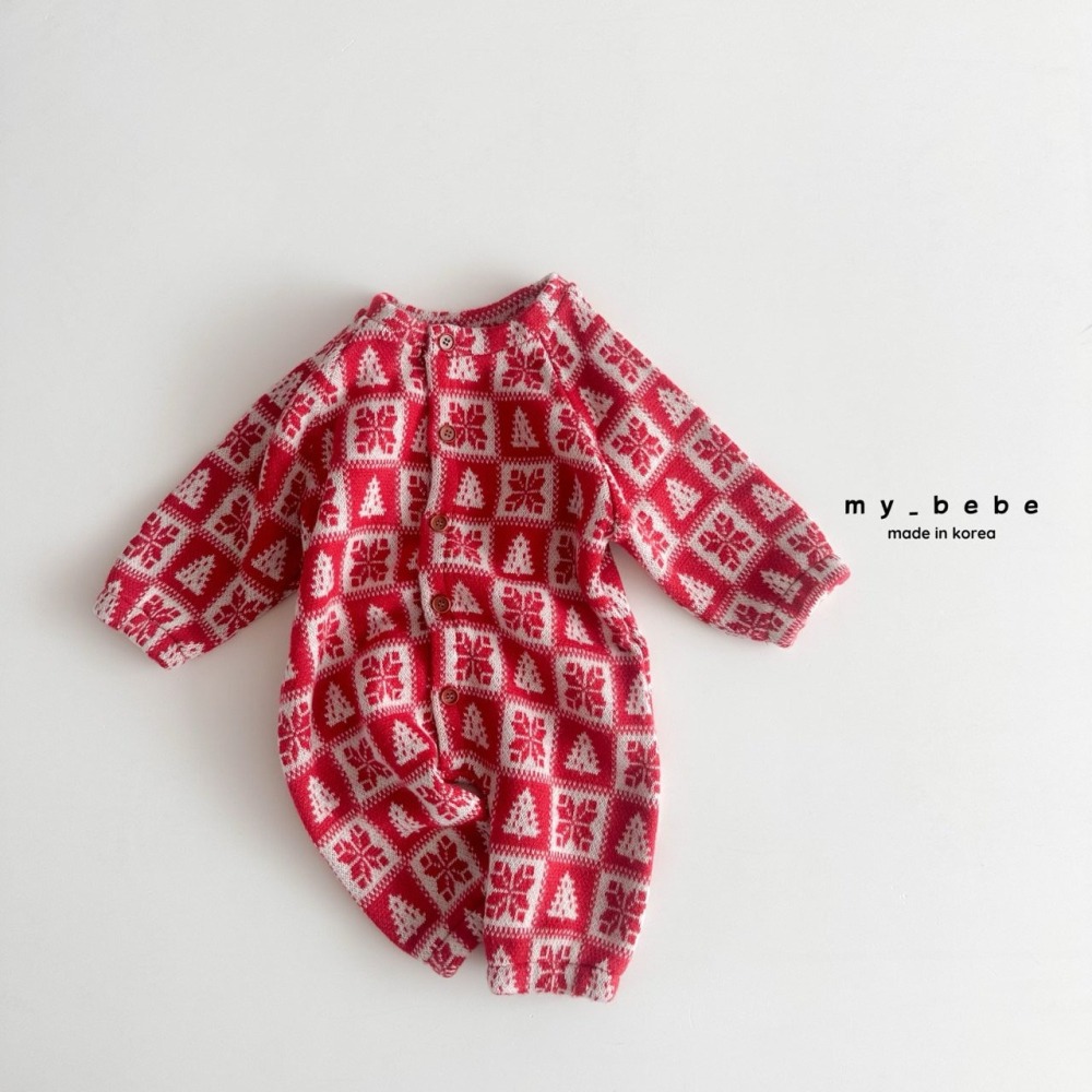 Mybebe 包屁衣 마이베베 루돌프단작슈트 聖誕 크리스마스-細節圖5