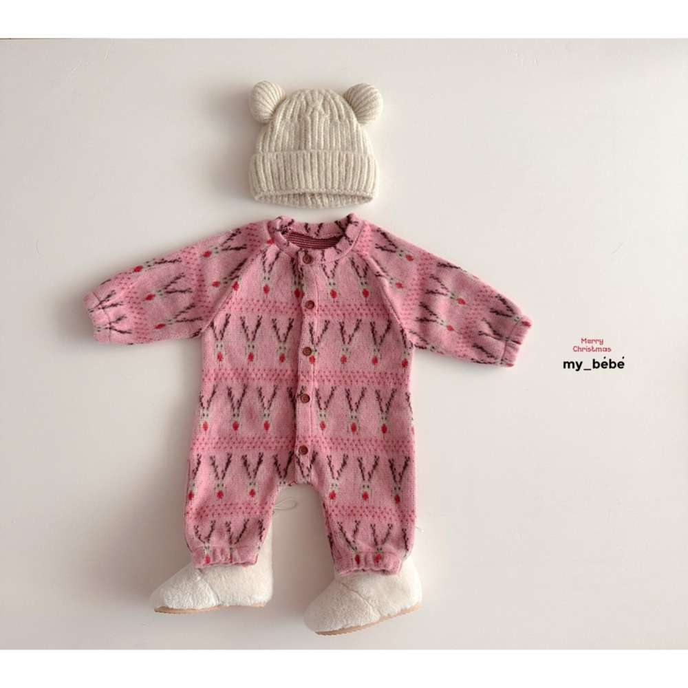 Mybebe 包屁衣 마이베베 루돌프단작슈트 聖誕 크리스마스-細節圖9