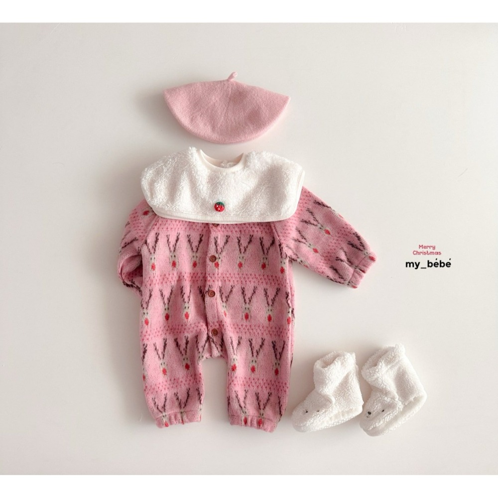 Mybebe 包屁衣 마이베베 루돌프단작슈트 聖誕 크리스마스-細節圖10
