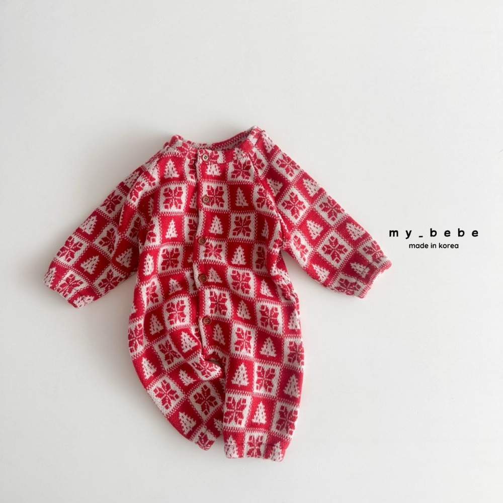 Mybebe 包屁衣 마이베베 루돌프단작슈트 聖誕 크리스마스-規格圖11