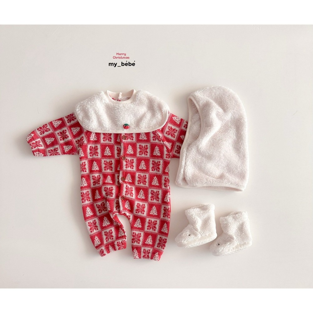 Mybebe 帽子 마이베베 보아털바라클라바 聖誕  크리스마스-細節圖7