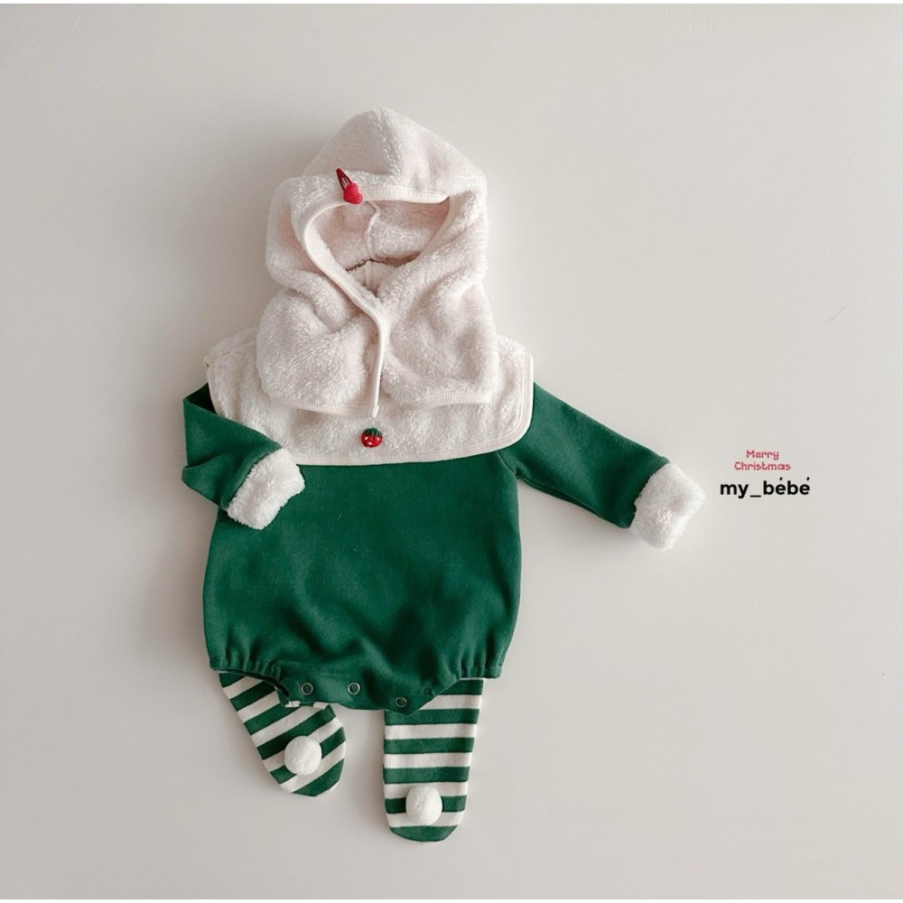 Mybebe 帽子 마이베베 보아털바라클라바 聖誕  크리스마스-細節圖8