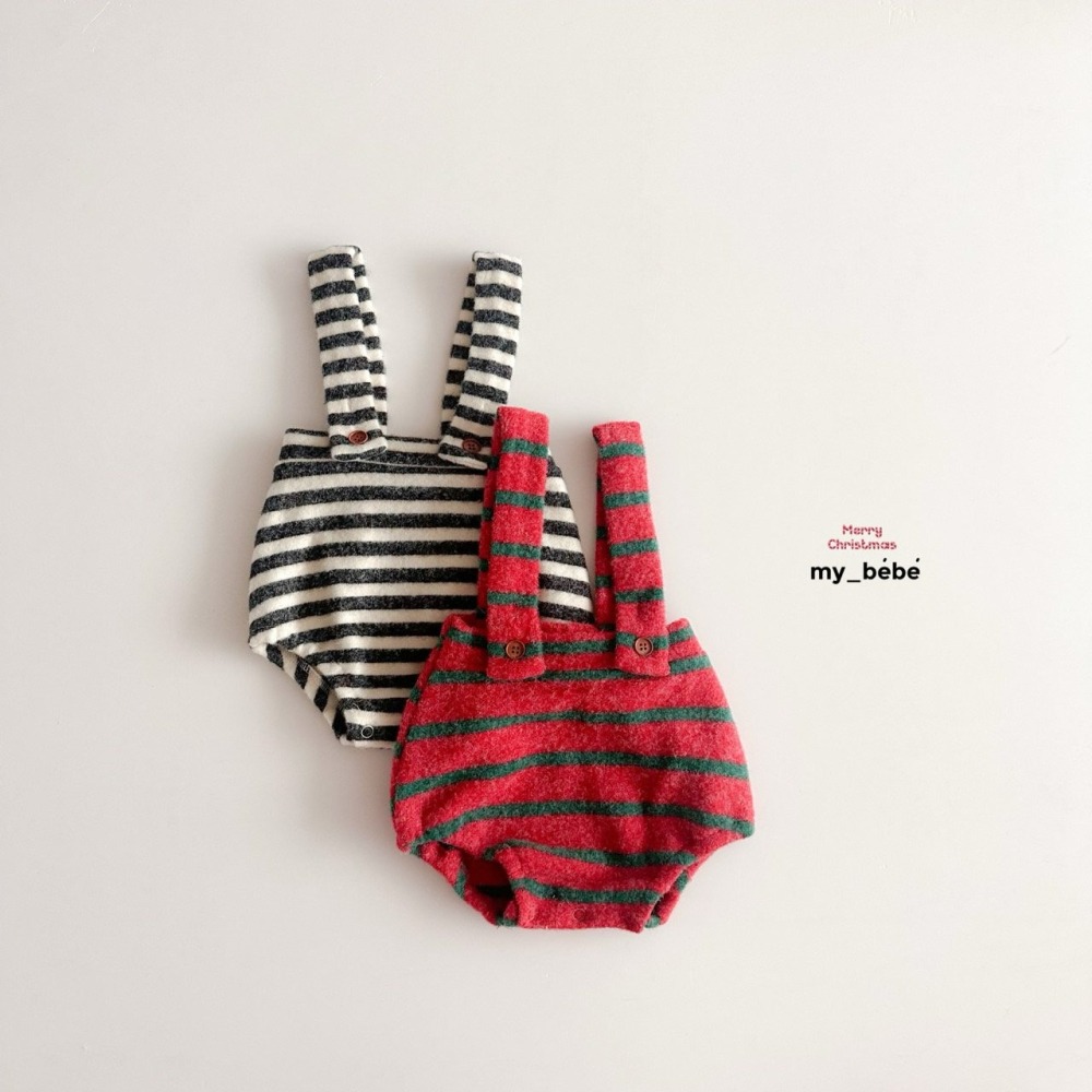 Mybebe 屁屁褲 마이베베 윈터멜빵블루머 聖誕  크리스마스-細節圖2