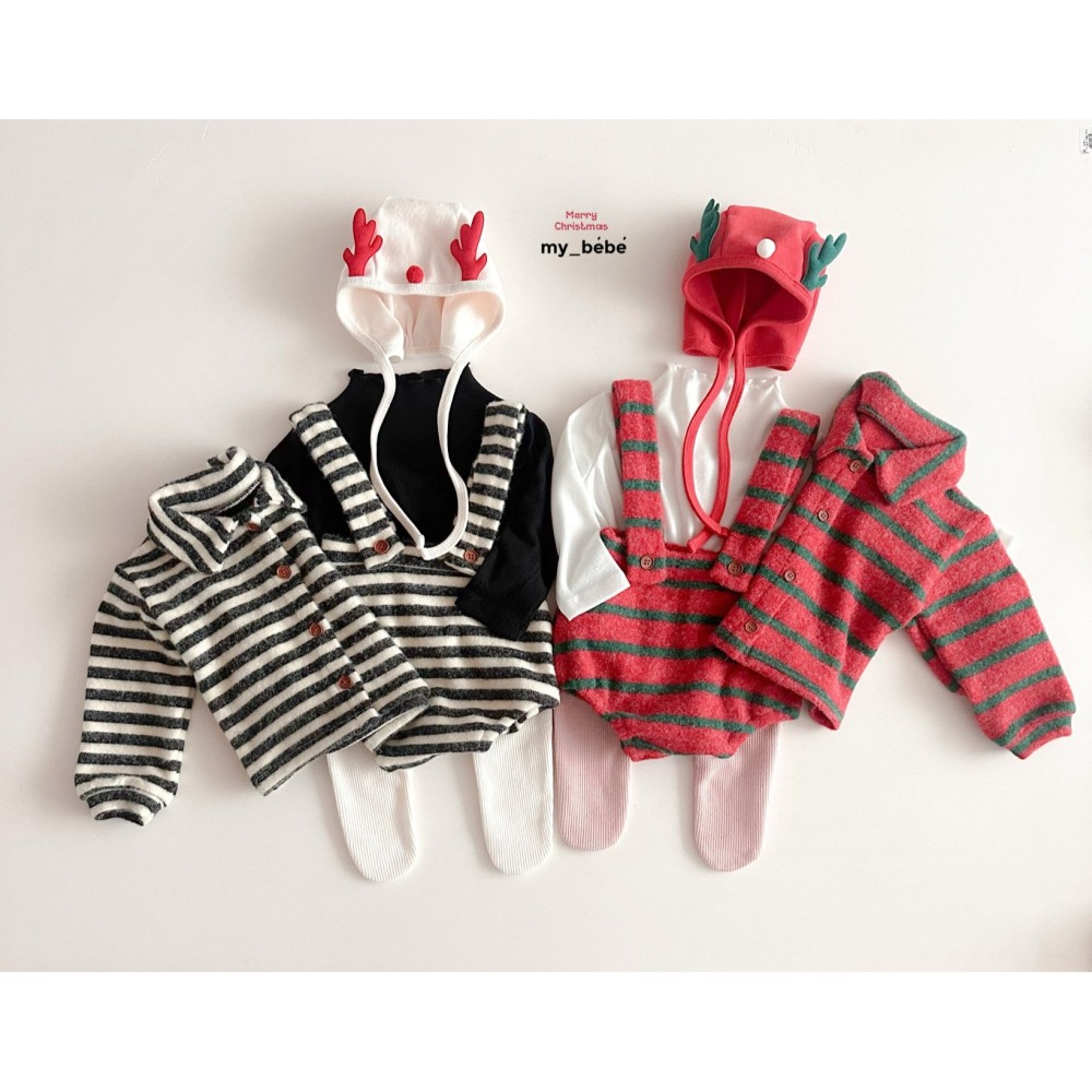 Mybebe 屁屁褲 마이베베 윈터멜빵블루머 聖誕  크리스마스-細節圖4