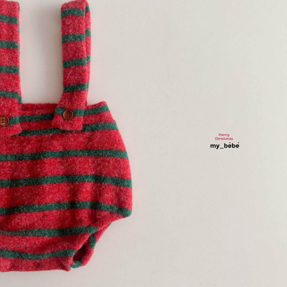 Mybebe 屁屁褲 마이베베 윈터멜빵블루머 聖誕  크리스마스-細節圖5