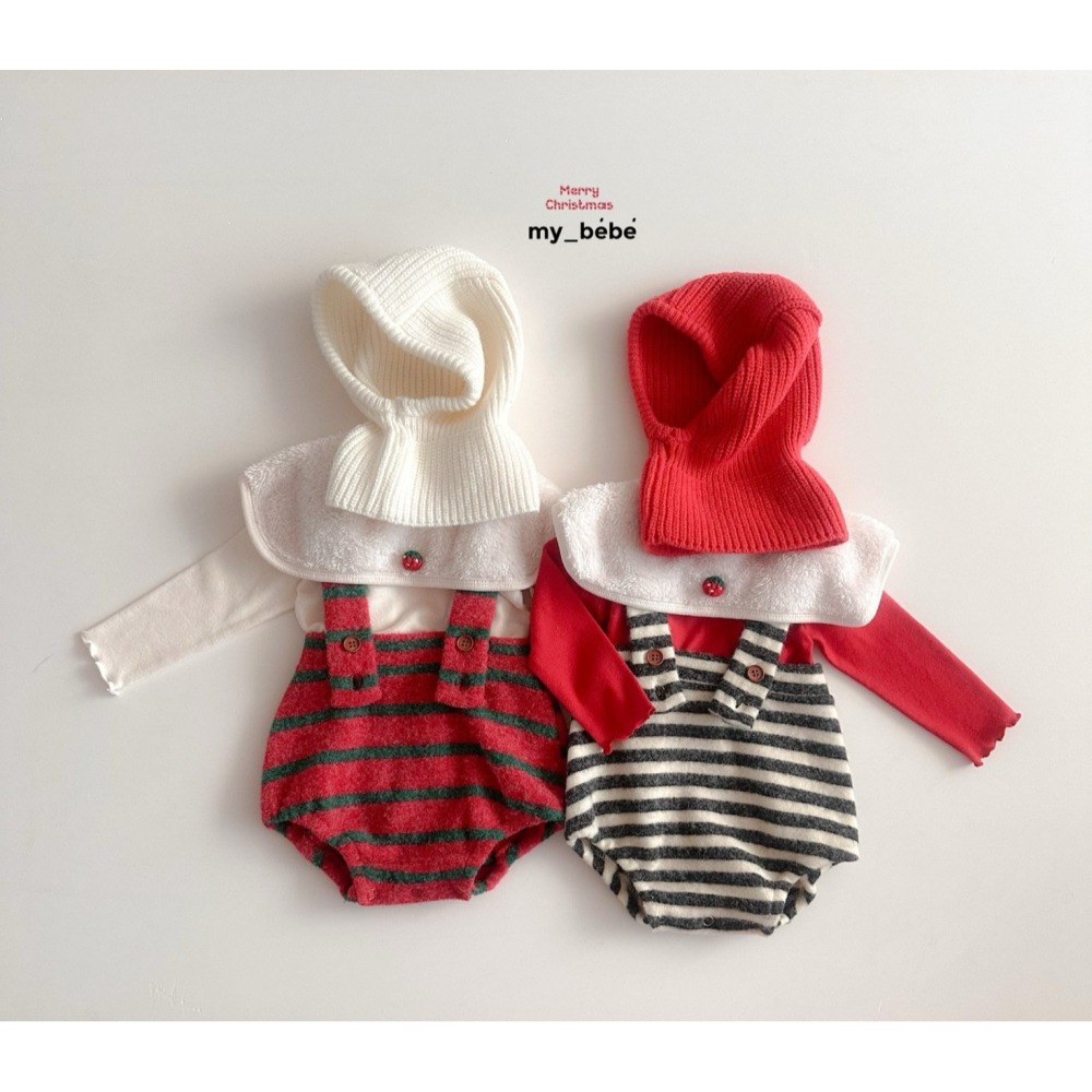 Mybebe 屁屁褲 마이베베 윈터멜빵블루머 聖誕  크리스마스-細節圖9