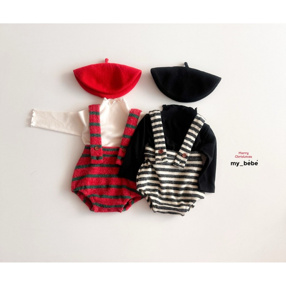 Mybebe 屁屁褲 마이베베 윈터멜빵블루머 聖誕  크리스마스-細節圖10