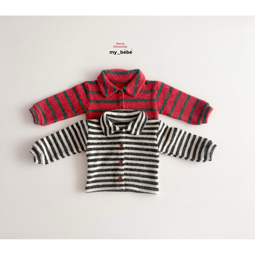 Mybebe 開襟衫 마이베베 카라가디건 聖誕  크리스마스-細節圖2