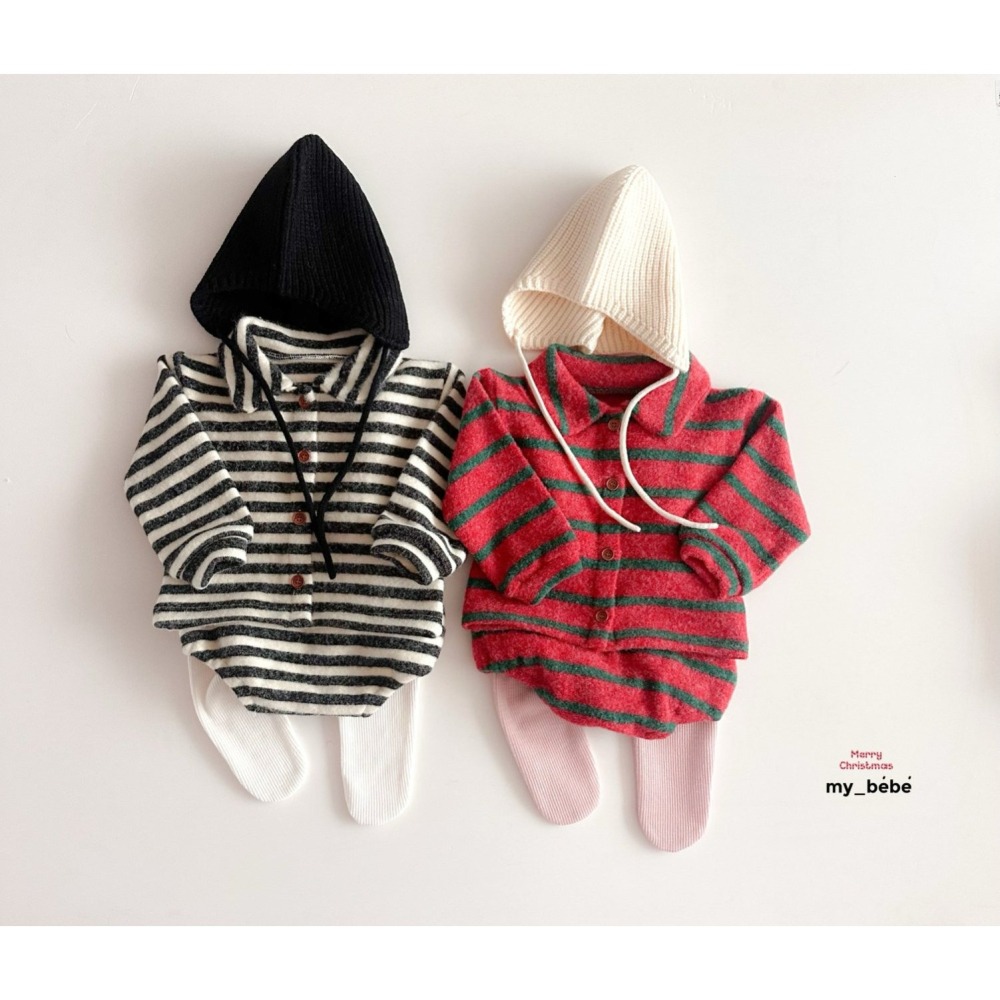 Mybebe 開襟衫 마이베베 카라가디건 聖誕  크리스마스-細節圖4