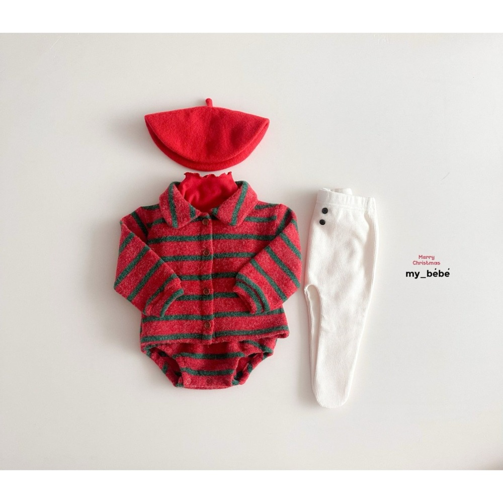 Mybebe 開襟衫 마이베베 카라가디건 聖誕  크리스마스-細節圖9