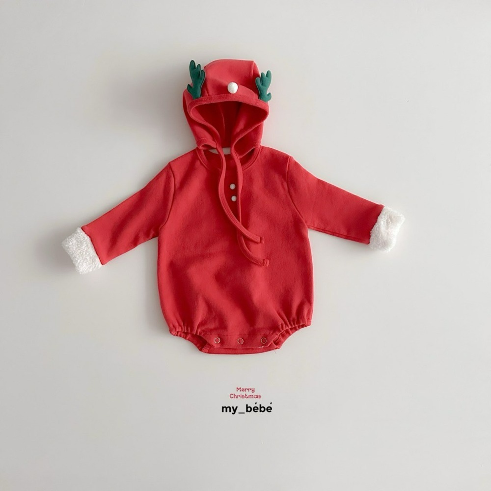Mybebe 套裝 包屁衣 含帽  마이베베 클스마스슈트(보넷세트) 聖誕  크리스마스-規格圖11