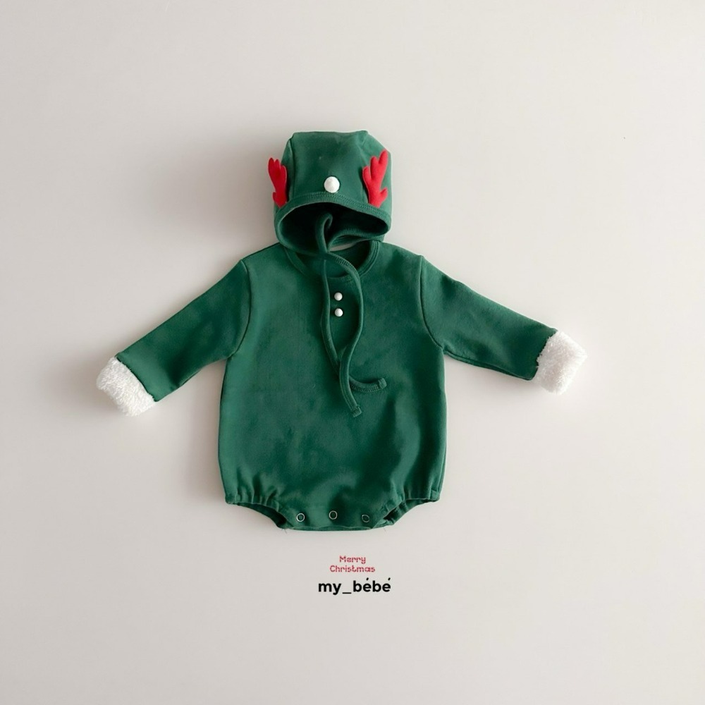 Mybebe 套裝 包屁衣 含帽  마이베베 클스마스슈트(보넷세트) 聖誕  크리스마스-規格圖11