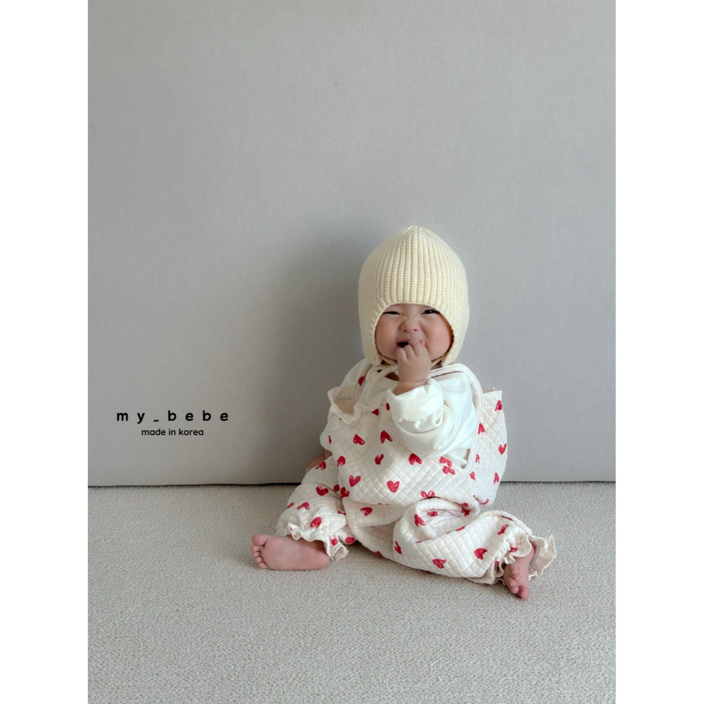 Mybe 吊帶褲 마이베베 귀요미끈오버롤-細節圖2