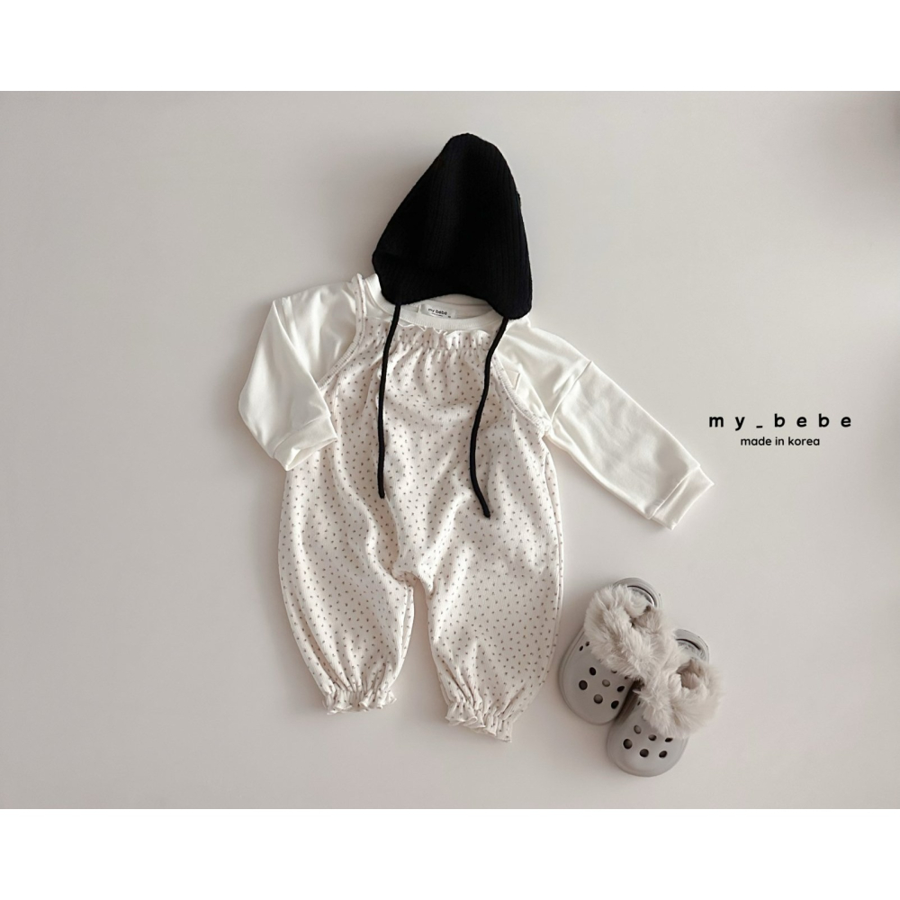 Mybe 吊帶褲 마이베베 귀요미끈오버롤-細節圖11