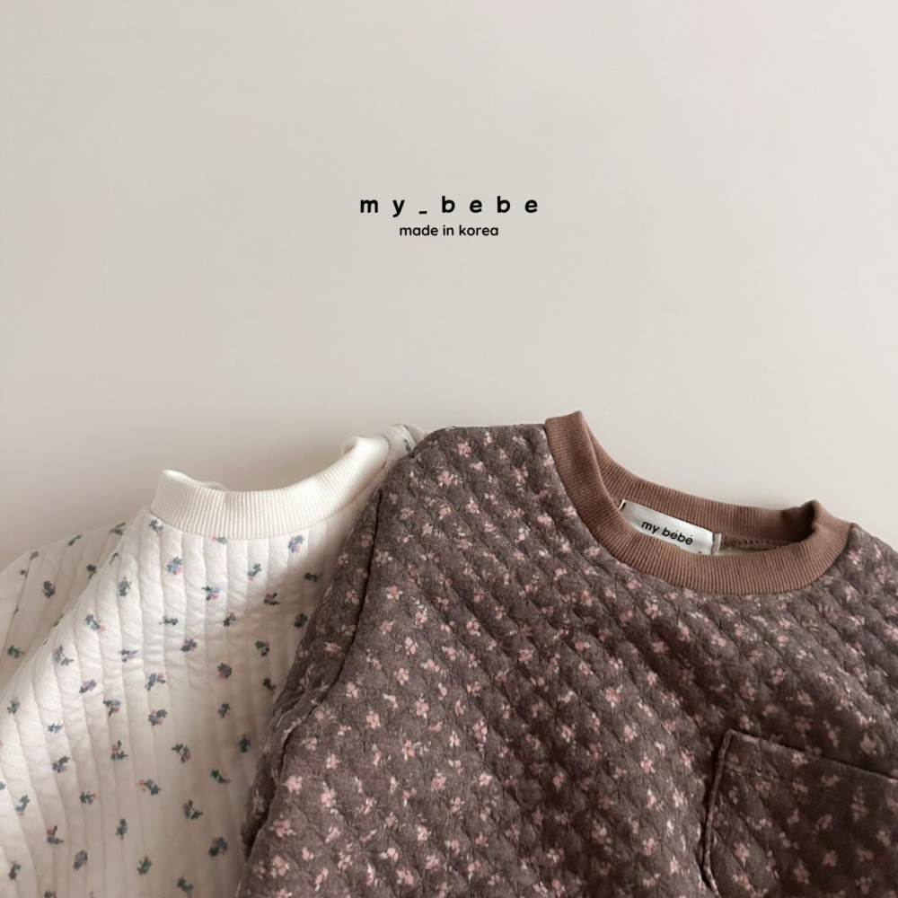 Mybebe 套裝 包屁衣 含帽 마이베베 누빔바디슈트세트(방울보넷세트)-細節圖11