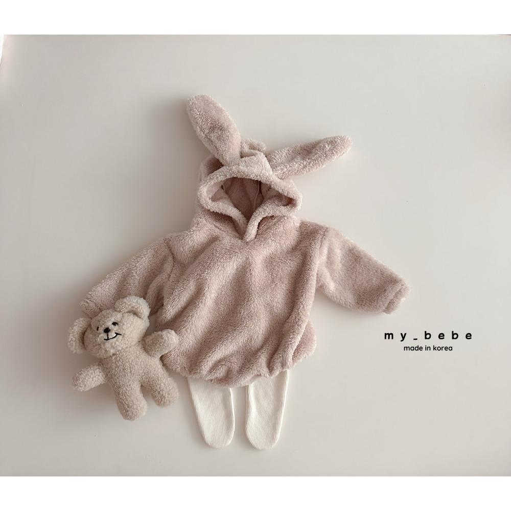 Mybebe 包屁衣 마이베베 토끼보아퍼슈트-規格圖10