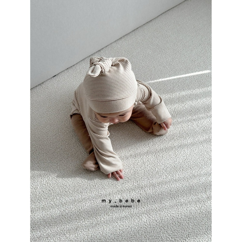 Mybebe 套裝 包屁衣 含帽 마이베베 통통슈트세트(슈트+꼭지보넷세트)-細節圖3