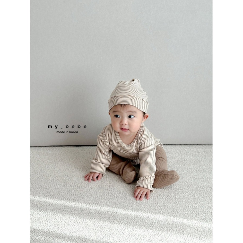 Mybebe 套裝 包屁衣 含帽 마이베베 통통슈트세트(슈트+꼭지보넷세트)-細節圖5