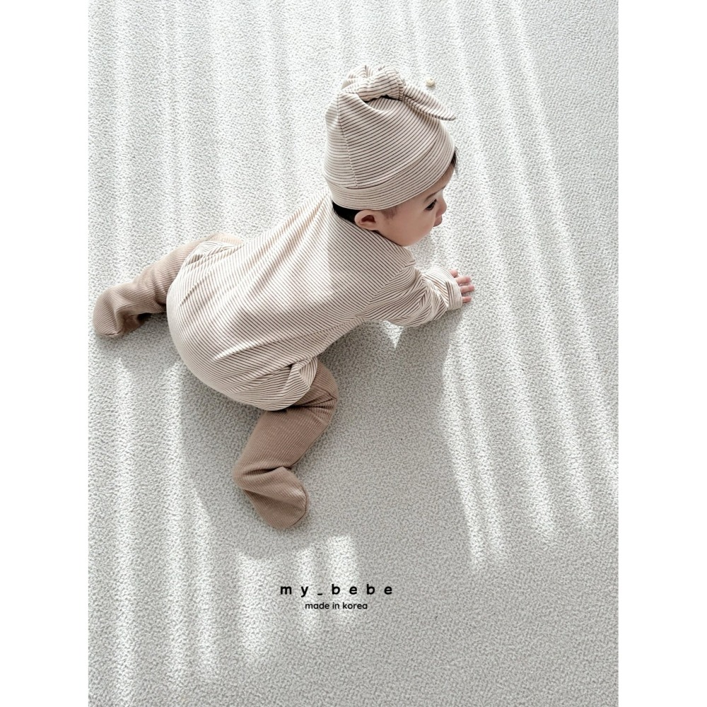 Mybebe 套裝 包屁衣 含帽 마이베베 통통슈트세트(슈트+꼭지보넷세트)-細節圖7