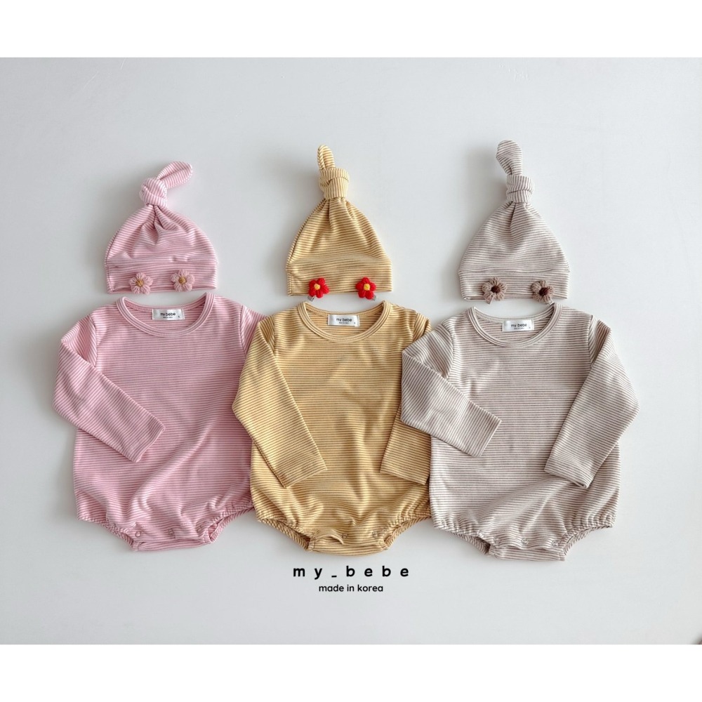 Mybebe 套裝 包屁衣 含帽 마이베베 통통슈트세트(슈트+꼭지보넷세트)-細節圖9