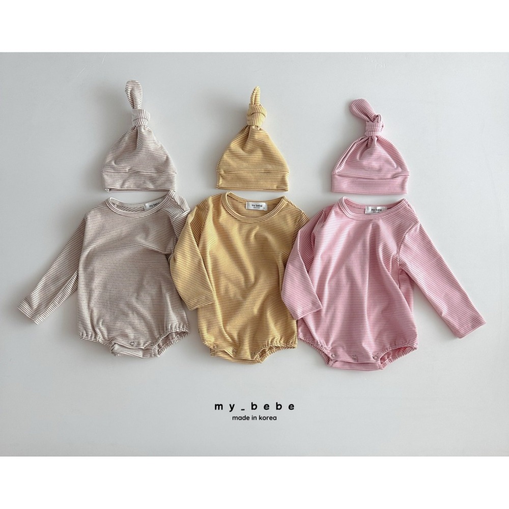 Mybebe 套裝 包屁衣 含帽 마이베베 통통슈트세트(슈트+꼭지보넷세트)-細節圖10