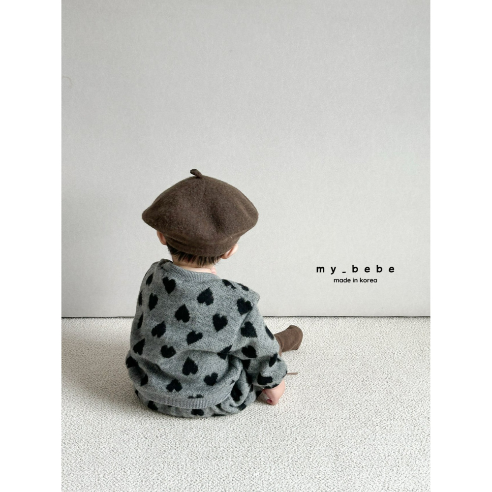 Mybebe 套裝 屁屁褲 마이베베 하트쟈가드블루머세트-細節圖5