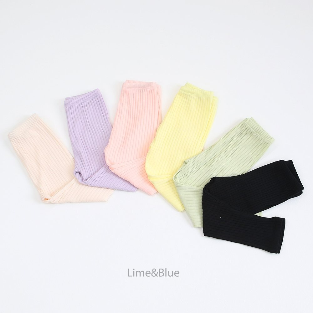 Lime&Blue 套裝 上下 Kids 라임앤블루 슈크림모달골지실내복-細節圖3