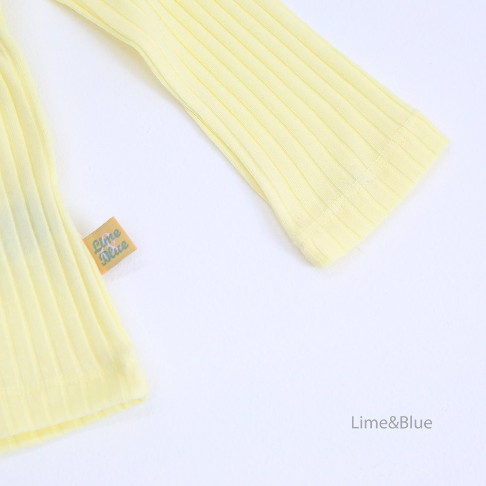 Lime&Blue 套裝 上下 Kids 라임앤블루 슈크림모달골지실내복-細節圖7