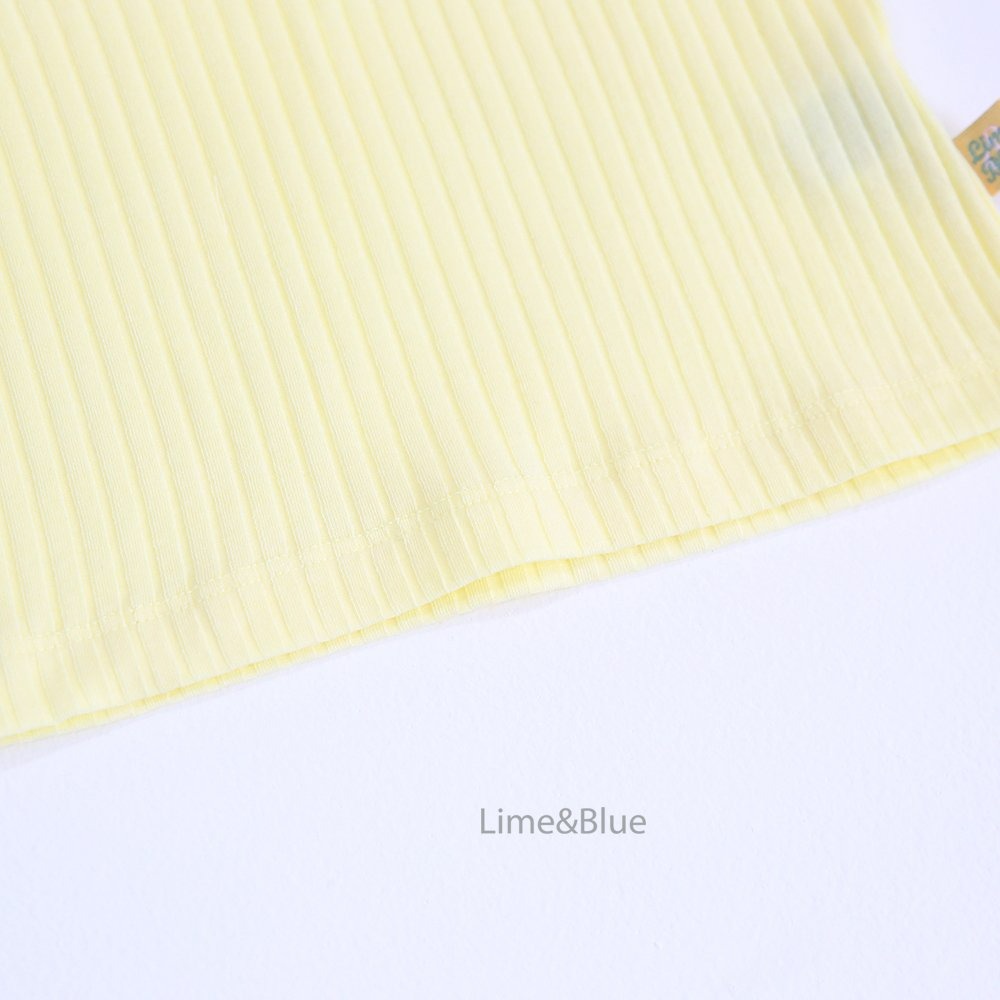 Lime&Blue 套裝 上下 Kids 라임앤블루 슈크림모달골지실내복-細節圖8