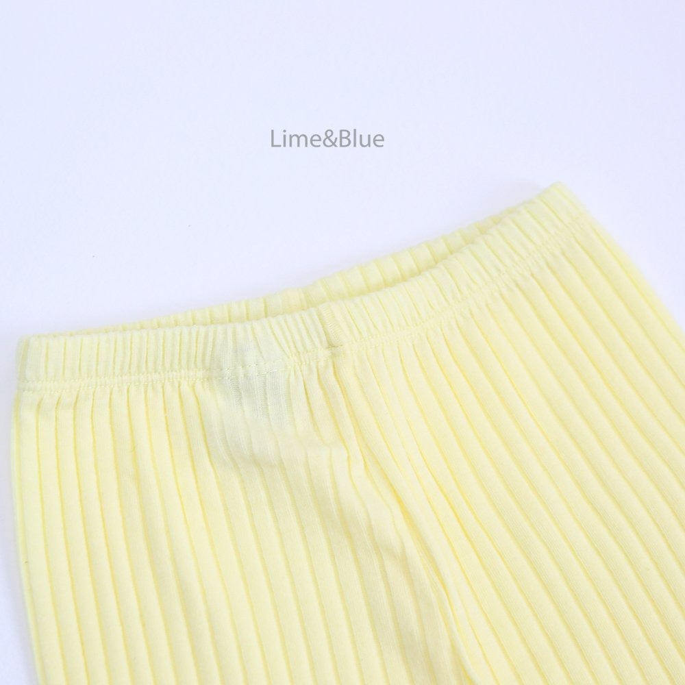 Lime&Blue 套裝 上下 Kids 라임앤블루 슈크림모달골지실내복-細節圖9