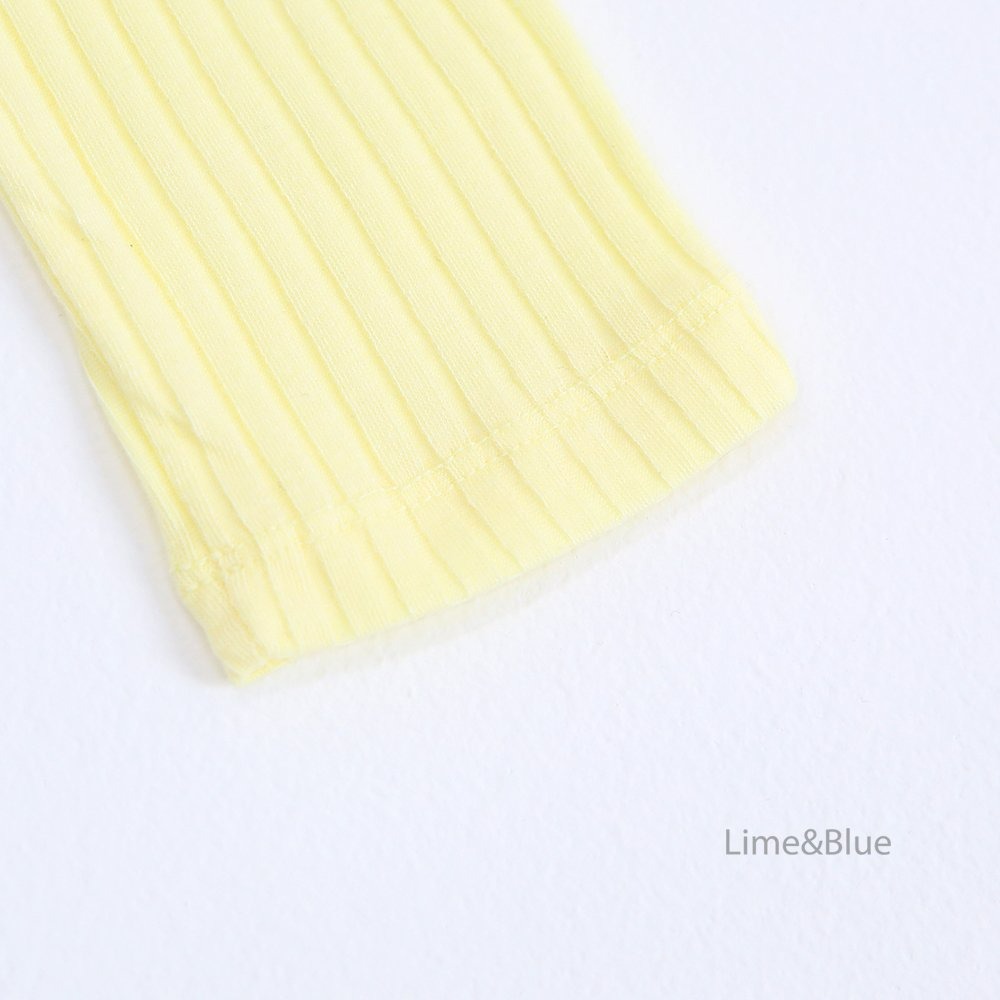 Lime&Blue 套裝 上下 Kids 라임앤블루 슈크림모달골지실내복-細節圖10