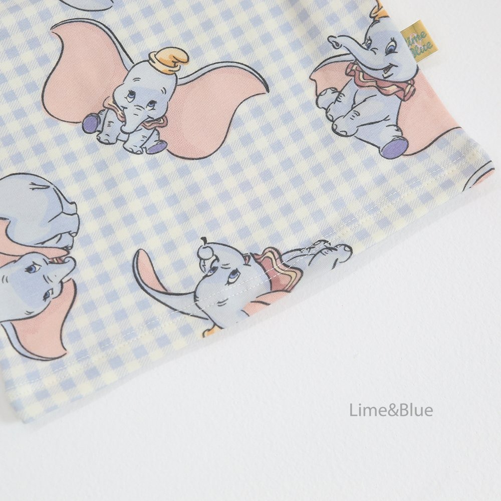 Lime&Blue 套裝 上下 bebe 라임앤블루 체크프렌즈베이비세트-細節圖6