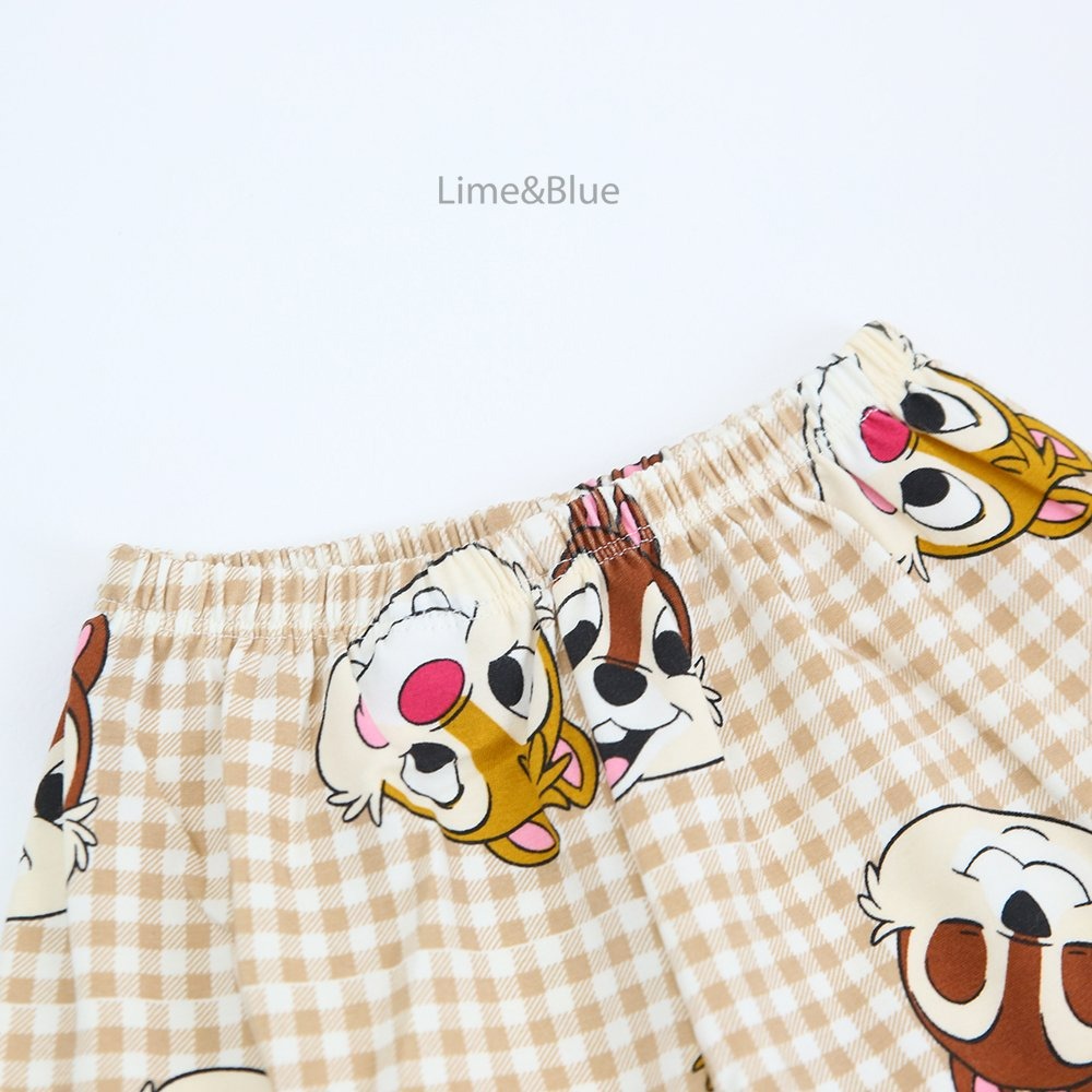 Lime&Blue 套裝 上下 라임앤블루 체크프렌즈실내복-細節圖8