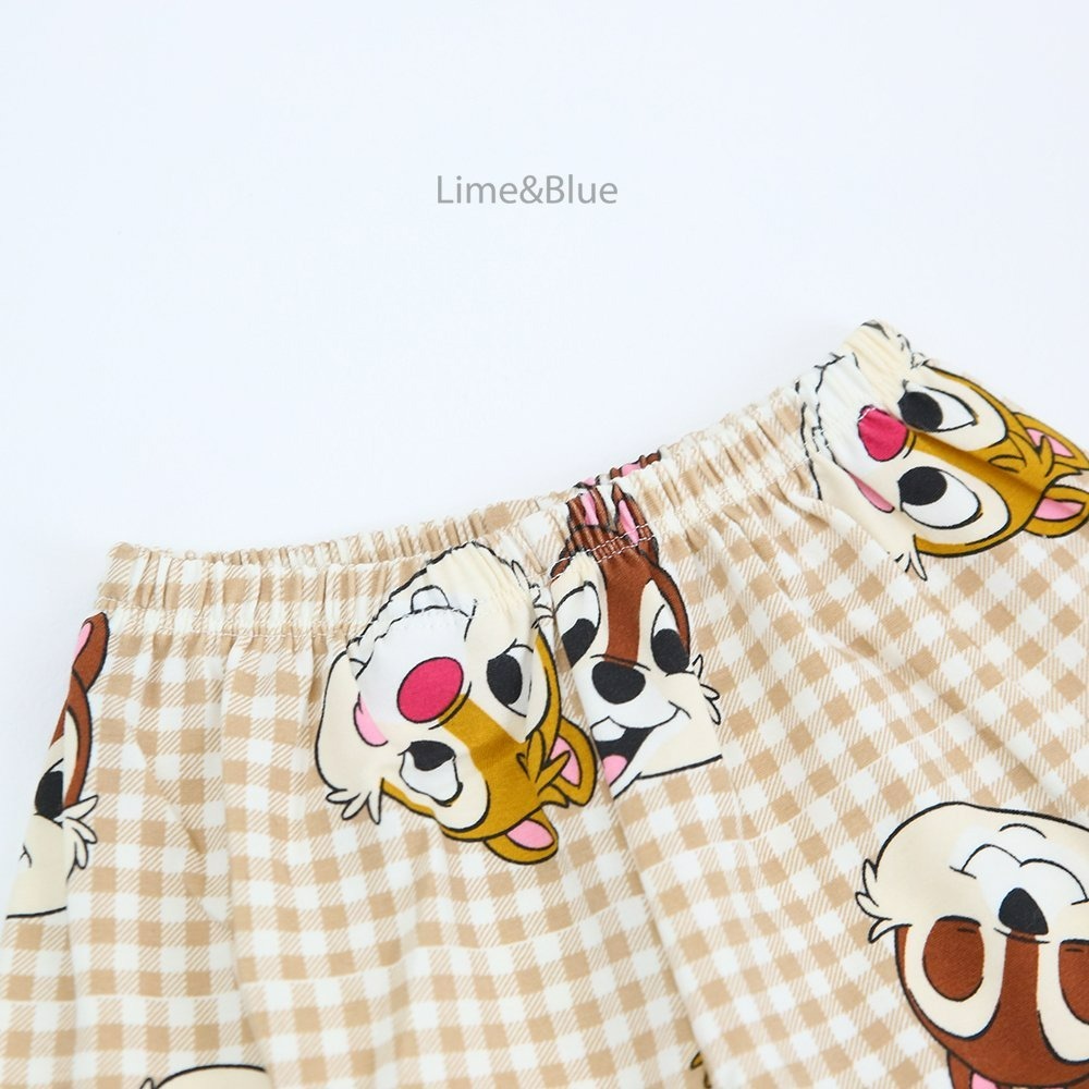 Lime&Blue 套裝 上下 Kids 라임앤블루 체크프렌즈실내복-細節圖8