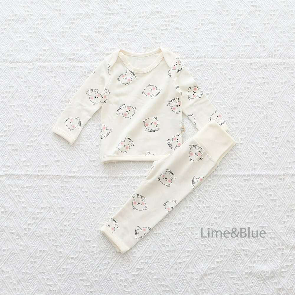 Lime&Blue 套裝 上下 bebe 라임앤블루 댕댕이베이비세트-規格圖7