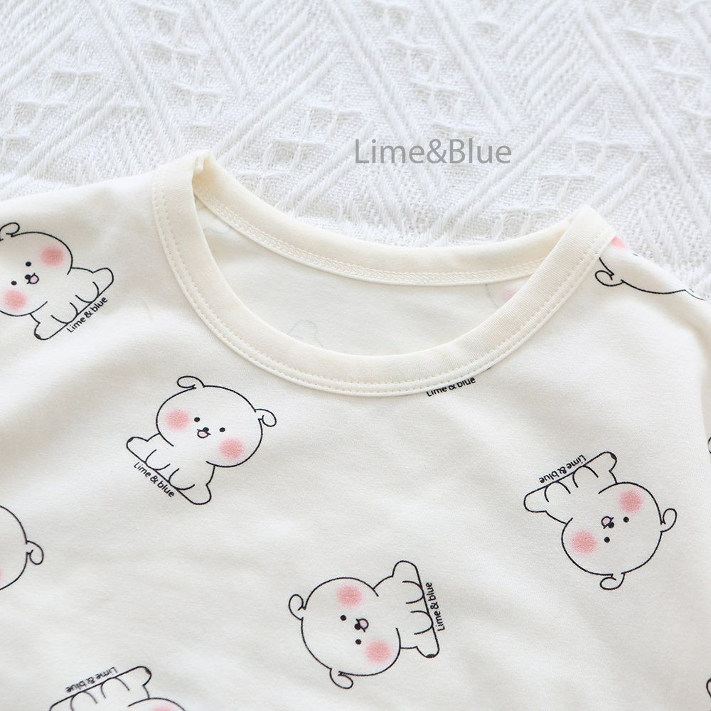 Lime&Blue 套裝 上下 라임앤블루 댕댕이상하세트-細節圖6