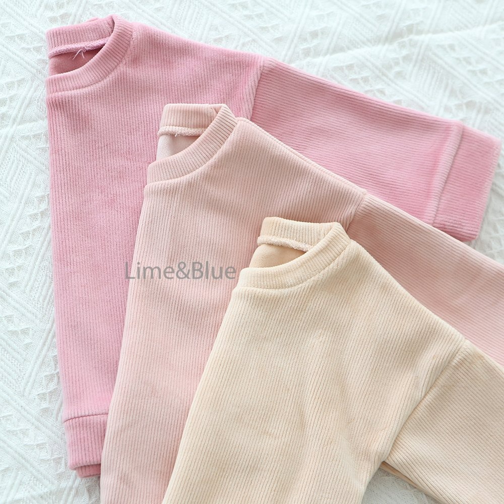 Lime&Blue 套裝 上下 라임앤블루 윈터벨로아상하세트-細節圖4