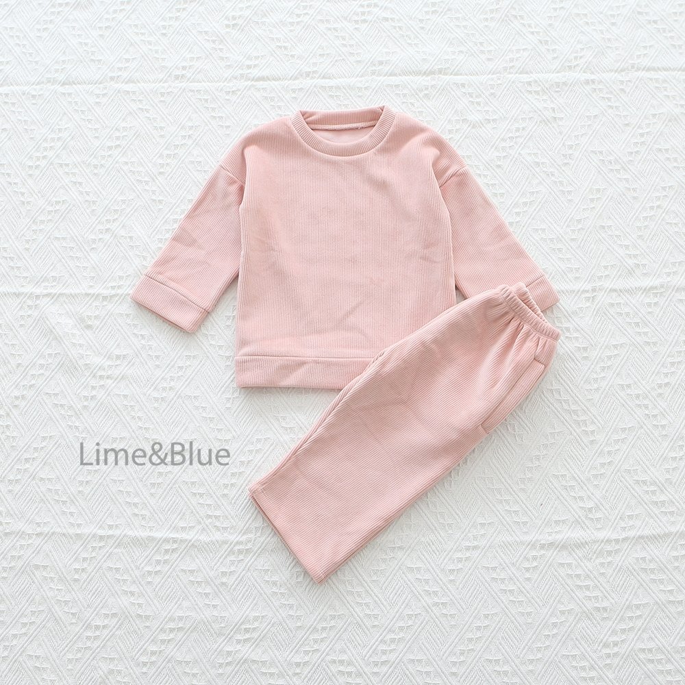 Lime&Blue 套裝 上下 라임앤블루 윈터벨로아상하세트-規格圖11